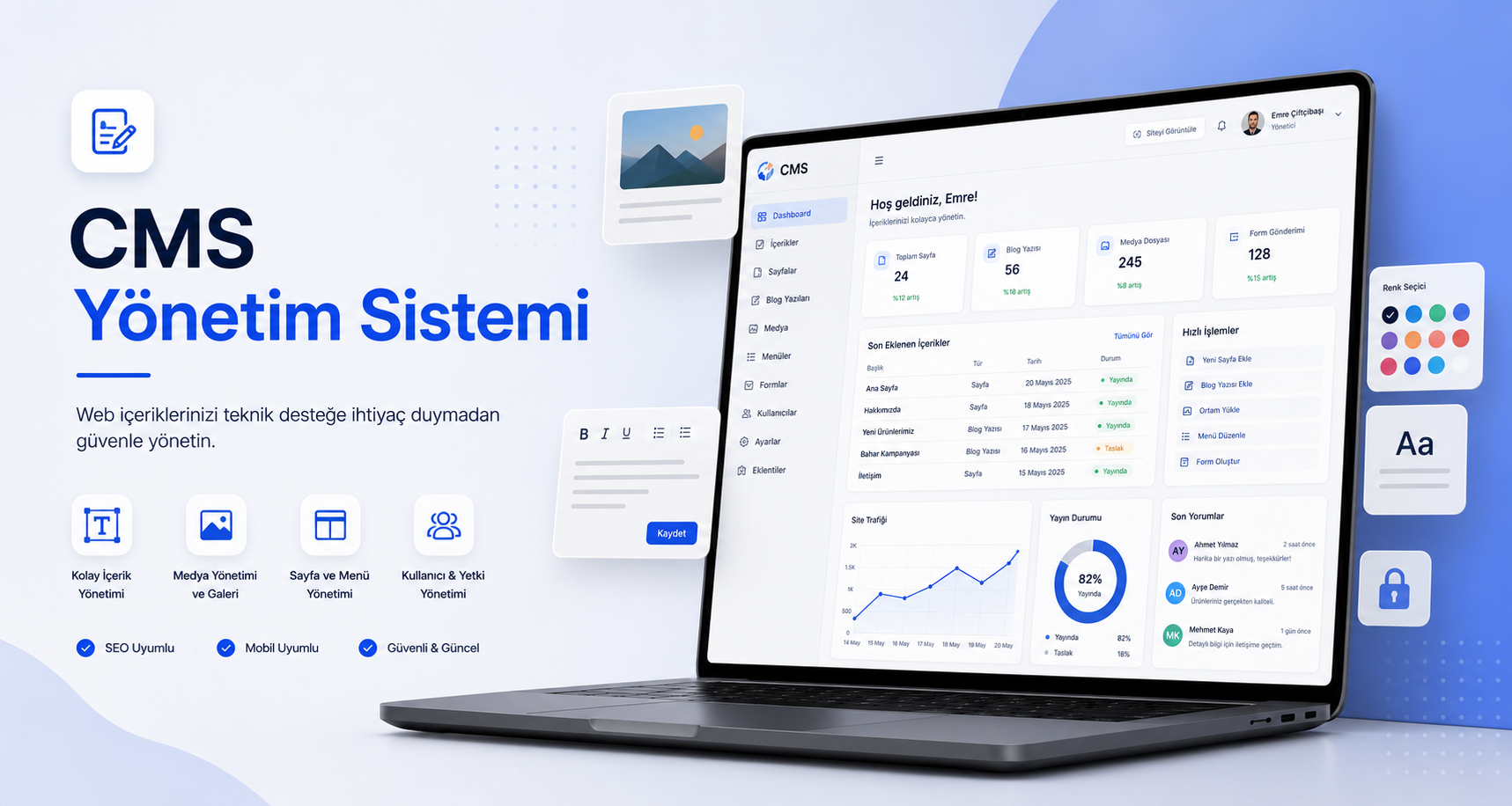 CMS Yönetim Sistemi